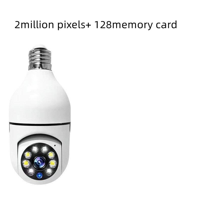 WiFi CAMERA 1080P Bulb 4X Zoom Camera E27 Home 5GWiFi Alarm Monitor - Shopmix