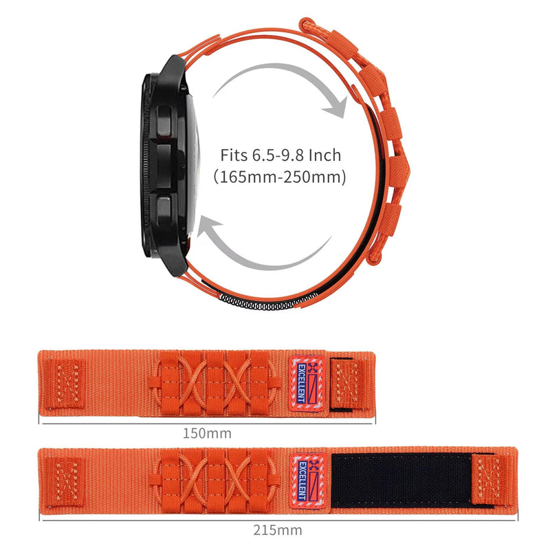 Pulseira de tecelagem de nylon de 22mm para Huawei Watch GT 5 Pro 46mm Pulseira esportiva para Huawei Watch 3/4 Pro GT5 GT4 GT3 GT2 - Shopmix