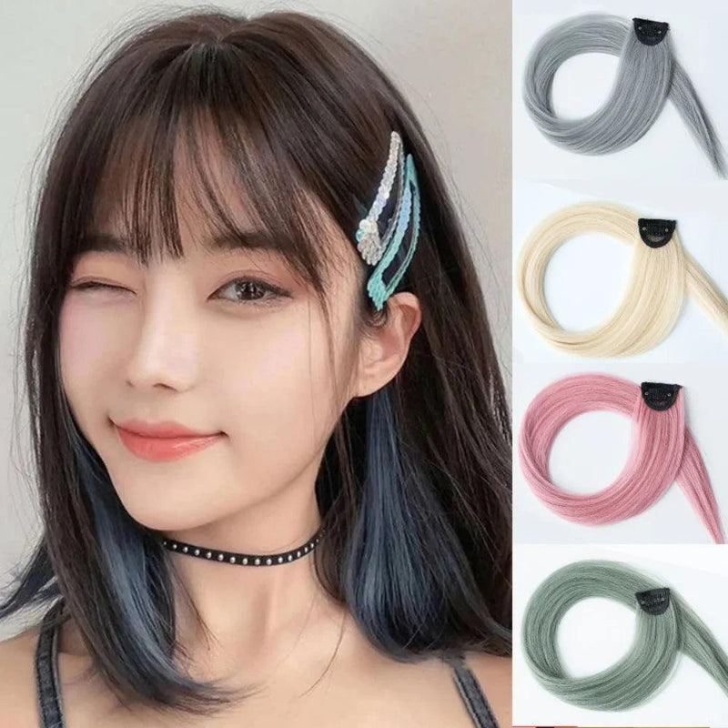 Extensão de cabelo sintético colorido - Shopmix