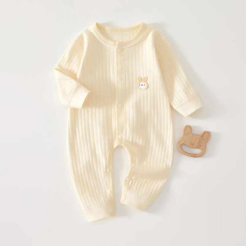 Macacão de bebê para recém-nascidos, primavera e outono, 0-12 meses, qualidade superior, 100% algodãoidos - Shopmix