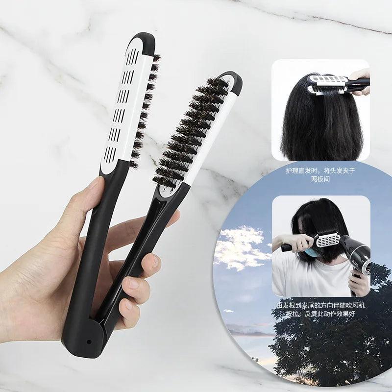 Pente Profissional em V – Controle, Estilo e Precisão! - Shopmix