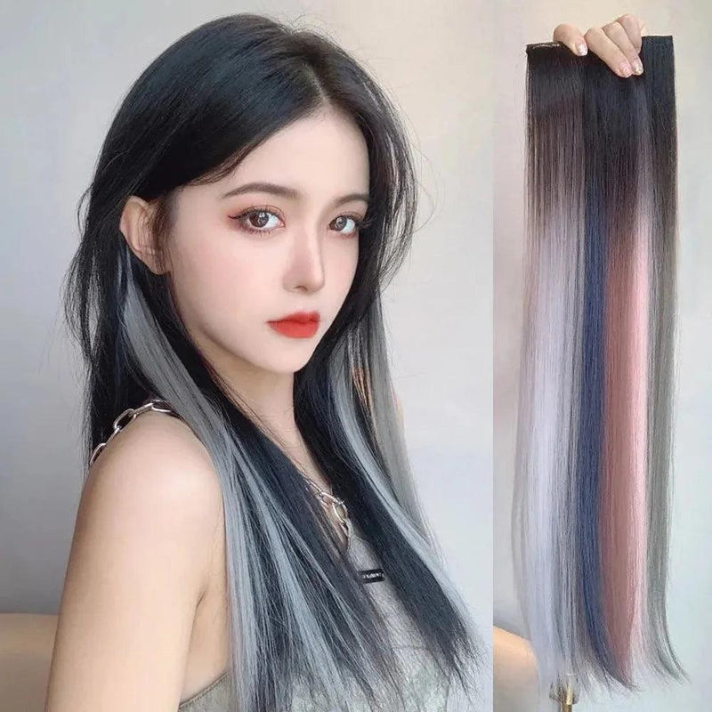 Extensão de cabelo sintético colorido - Shopmix