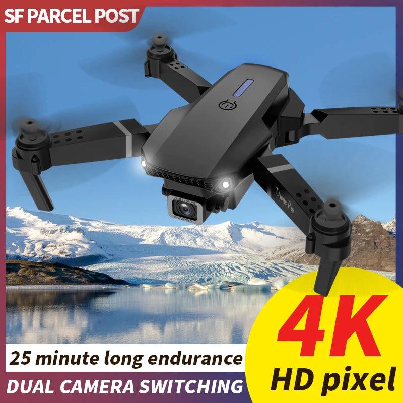 Drone e88 pro 2.4G 6CH RC Quadcopter, - Shopmix