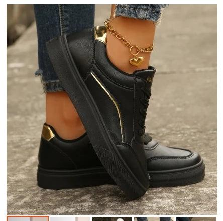 Tênis Feminino com Brilho – Confortável e Estiloso | Estilo Casual. - Shopmix