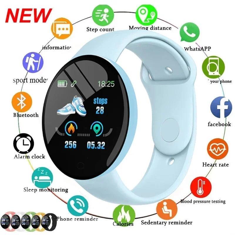 🌟 Smartwatch Colorido e Tecnológico – Seu Estilo, Sua Saúde, Seu Tempo! - Shopmix