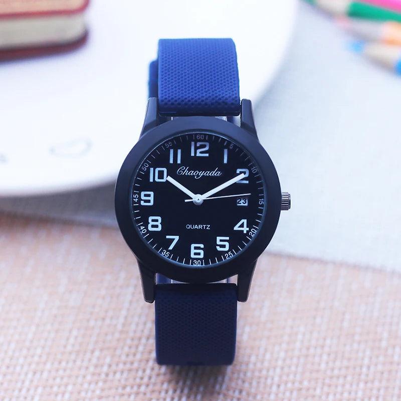 Relógio ultra slim casual simples unissex. - Shopmix