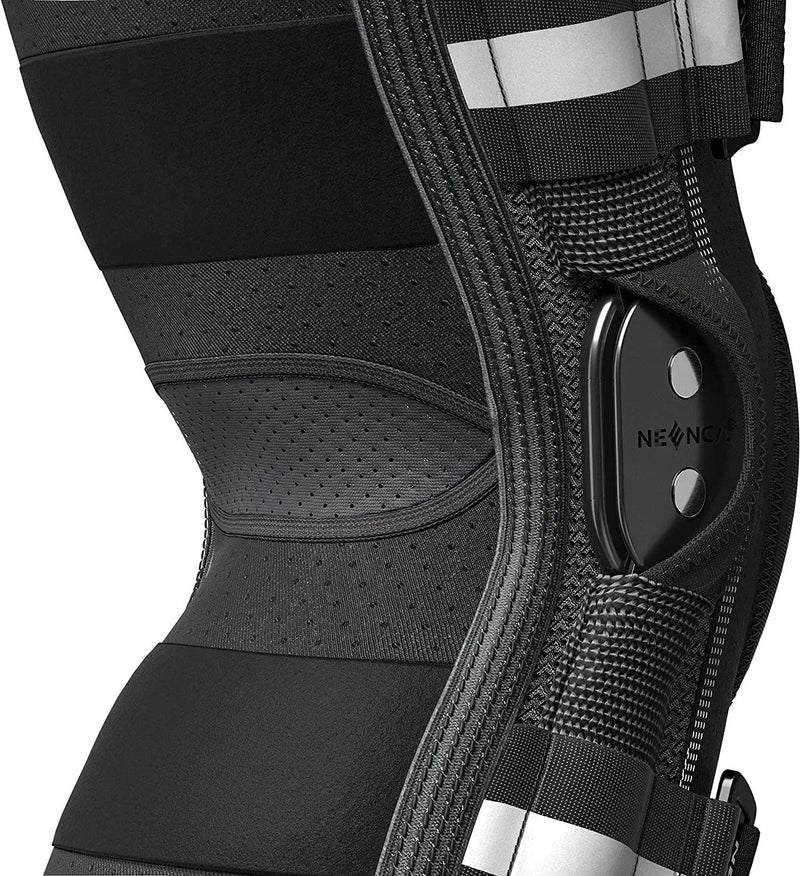 OrtoFlex™ - Joelheira Ortopédica com Estabilizadores Laterais - Shopmix