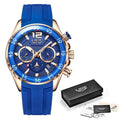 Relógio masculino esporte luxo - Shopmix