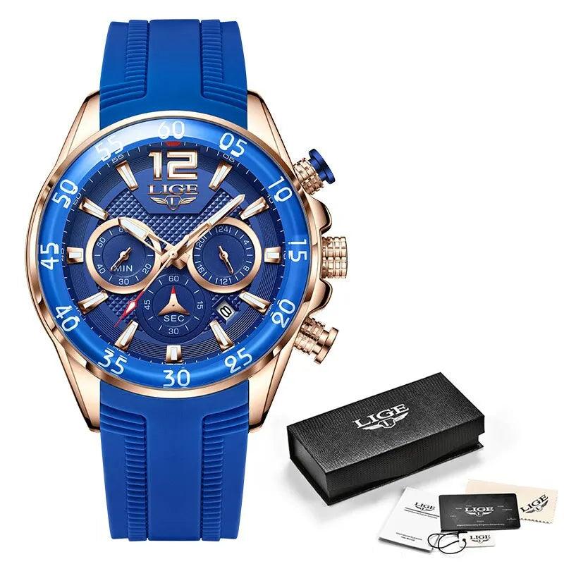 Relógio masculino esporte luxo - Shopmix