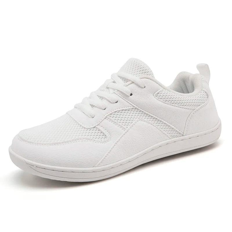Sapatos de Biqueira Larga feminino Minimalista Respirável Confortável - Shopmix