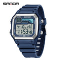 RELÓGIO SANDA 6196 Esporte Clássico Eletrônico Night Glow À Prova D 'Água - Shopmix