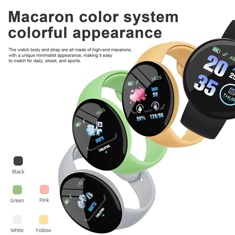 🌟 Smartwatch Colorido e Tecnológico – Seu Estilo, Sua Saúde, Seu Tempo! - Shopmix