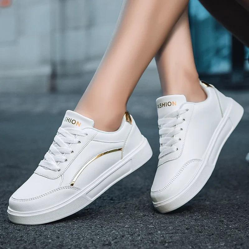 Tênis Feminino com Brilho – Confortável e Estiloso | Estilo Casual. - Shopmix