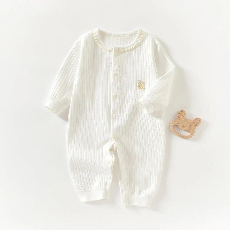 Macacão de bebê para recém-nascidos, primavera e outono, 0-12 meses, qualidade superior, 100% algodãoidos - Shopmix