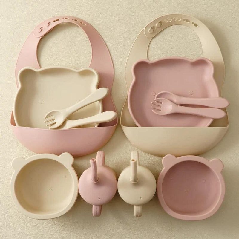 Kit Talher de Silicone Infantil – Segurança e Diversão nas Primeiras Refeições! - Shopmix