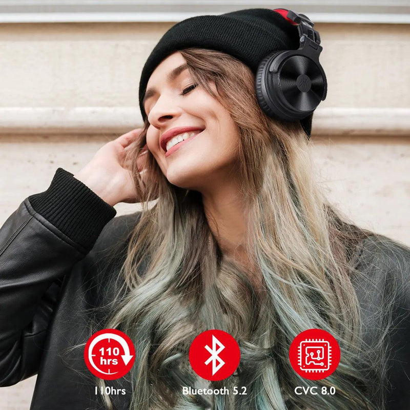 🎧🔥 OneOdio 2 em 1 – Fone Bluetooth + Cabo com 110h de Bateria! - Shopmix