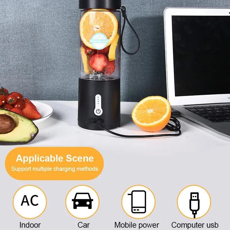 mini liquidificador portátil pratico - Shopmix