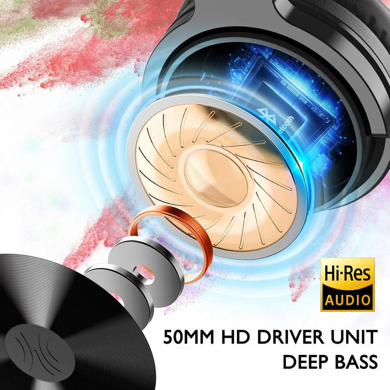 🎧🔥 OneOdio 2 em 1 – Fone Bluetooth + Cabo com 110h de Bateria! - Shopmix