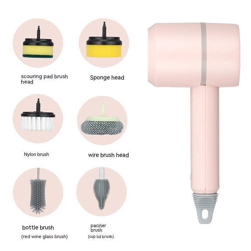Escova elétrica de louça profissional recarregavel - Shopmix