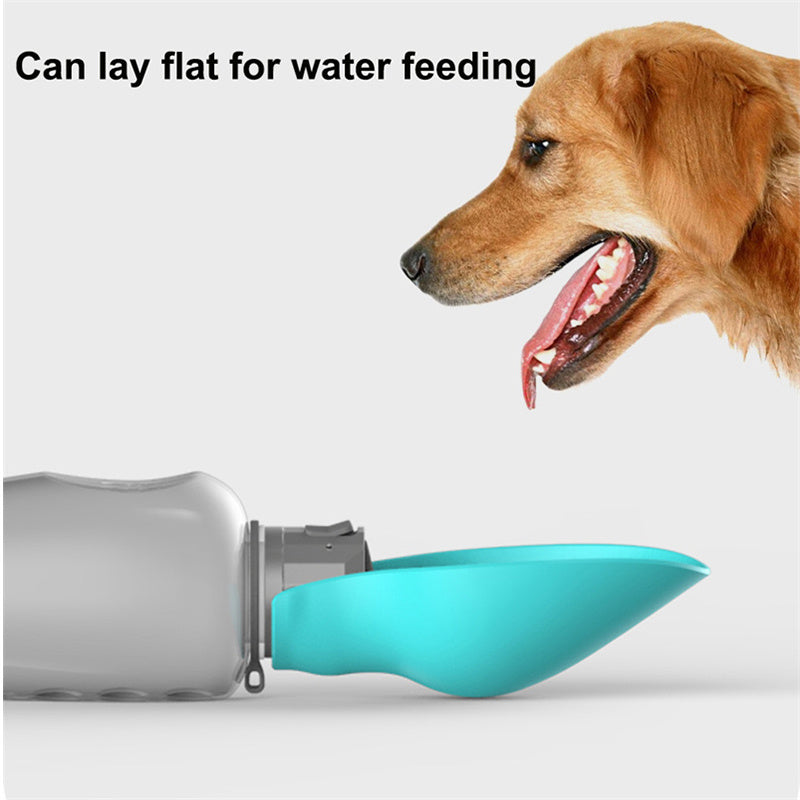 Garrafa de água para cães portátil, tdobrável para animais de estimaçao 800 ml